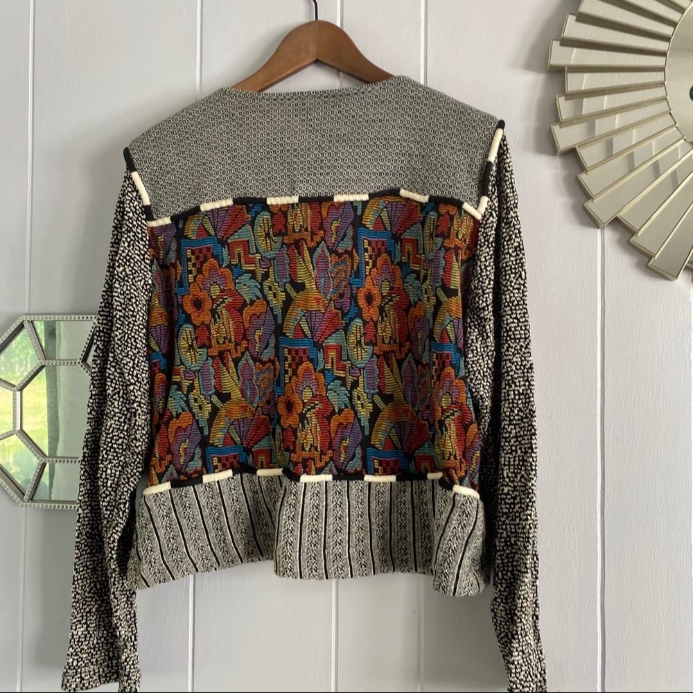Devi Mixed Media/ Multi Pattern Jacket L - image 5